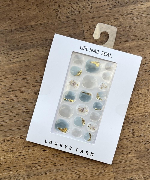 LOWRYS FARM（ローリーズファーム）の「ネイルシール　178586（ネイルシール/ネイルチップ・レディース・ブルー/ブラウン/パープル・FREE）」の3枚目の写真
