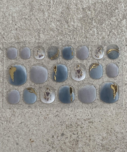 LOWRYS FARM（ローリーズファーム）の「ネイルシール　178586（ネイルシール/ネイルチップ・レディース・ブルー/ブラウン/パープル・FREE）」の5枚目の写真