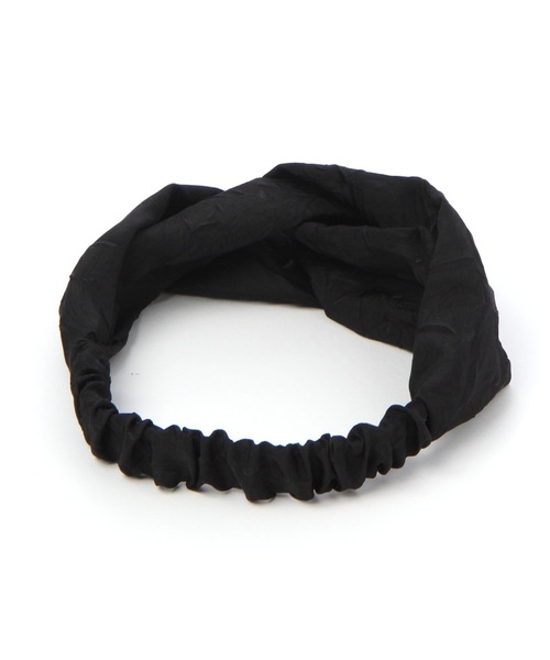 studio CLIP（スタディオクリップ）の「【daily CLIP】ワッシャーヘアバン（ヘアバンド・レディース・ブラック/カーキ/アイボリー・FREE）」の8枚目の写真