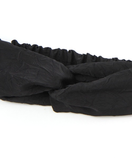 studio CLIP（スタディオクリップ）の「【daily CLIP】ワッシャーヘアバン（ヘアバンド・レディース・ブラック/カーキ/アイボリー・FREE）」の7枚目の写真