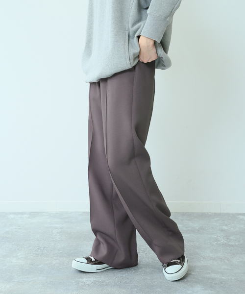 UNFOLLOW（アンフォロー）の「【FOLL / フォル】washable wardrobe ：ウォッシャブルワードローブスラックス（スラックス・メンズ・グレー/ブラック・1/2/3）」の7枚目の写真