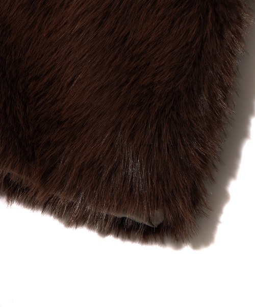 UGG（アグ）の「UGG@mos 裏地ロゴ フェイクファーコート / アグ