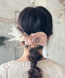 布花のヘアアクセサリー ブライスサイズ 布花のヘアアクセサリー ブライスサイズ 布花のヘアアクセサリー
