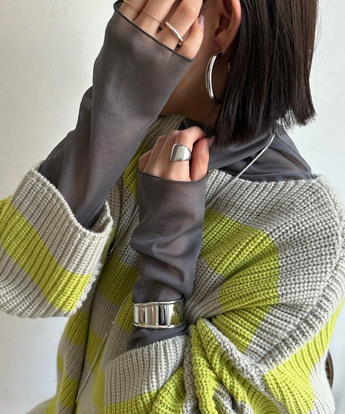 DouDou（ドゥドゥ）の「NEWシアータートル（Tシャツ/カットソー・レディース・グレー/オフホワイト/ピンク/グリーン系その他2・FREE）」の3枚目の写真