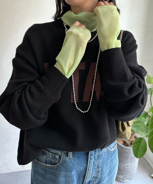 DouDou（ドゥドゥ）の「NEWシアータートル（Tシャツ/カットソー・レディース・グレー/オフホワイト/ピンク/グリーン系その他2・FREE）」の18枚目の写真