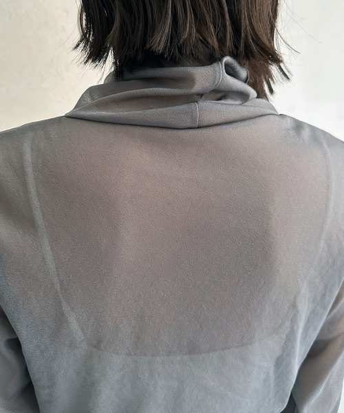 DouDou（ドゥドゥ）の「NEWシアータートル（Tシャツ/カットソー・レディース・グレー/オフホワイト/ピンク/グリーン系その他2・FREE）」の12枚目の写真