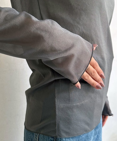 DouDou（ドゥドゥ）の「NEWシアータートル（Tシャツ/カットソー・レディース・グレー/オフホワイト/ピンク/グリーン系その他2・FREE）」の10枚目の写真