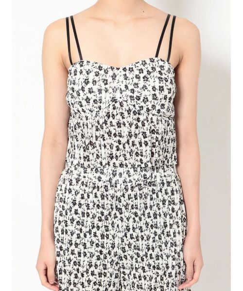 GYDA(ジェイダ)の「【セットアップ着用可】double lineサテンプリーツビスチェ(キャミソール・レディース・ブラック/その他/その他2・FREE)」の14枚目の写真