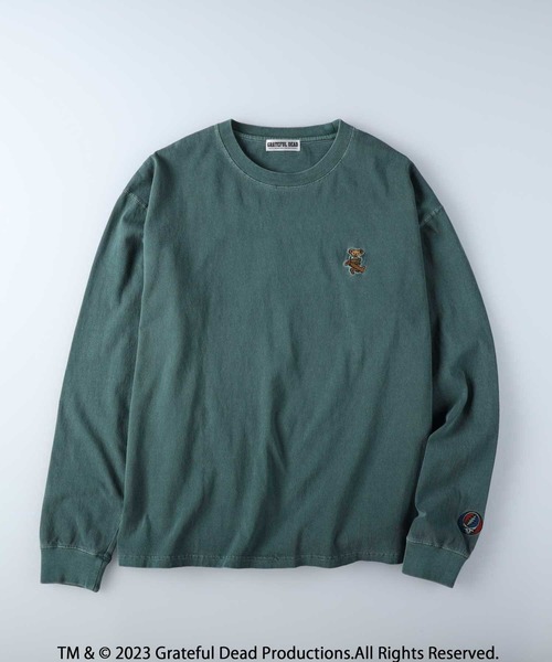 Right-on（ライトオン）の「アートグラフィックロンＴ（Tシャツ/カットソー・メンズ・ブラック/グリーン/ベージュ・M/L/XL）」の5枚目の写真