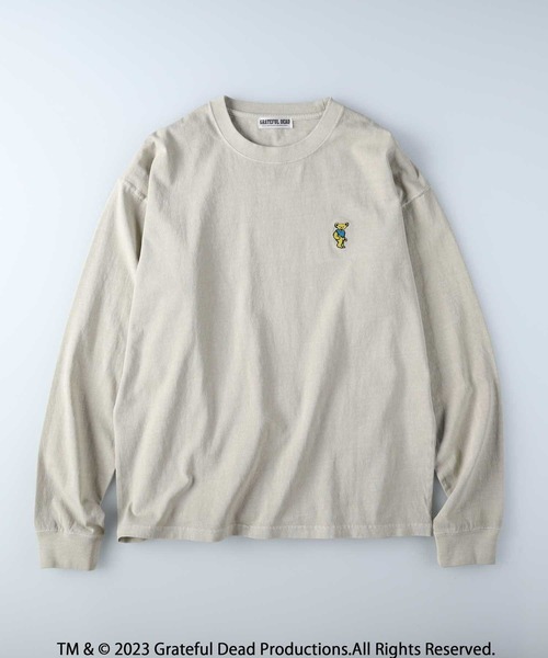 Right-on（ライトオン）の「アートグラフィックロンＴ（Tシャツ/カットソー・メンズ・ブラック/グリーン/ベージュ・M/L/XL）」の6枚目の写真