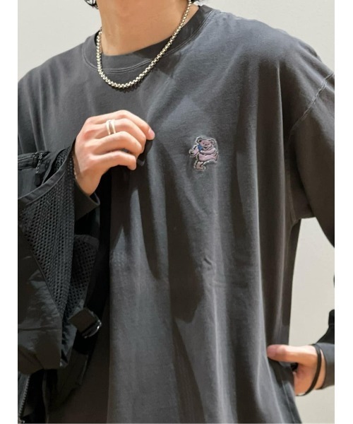 Right-on（ライトオン）の「アートグラフィックロンＴ（Tシャツ/カットソー・メンズ・ブラック/グリーン/ベージュ・M/L/XL）」の21枚目の写真