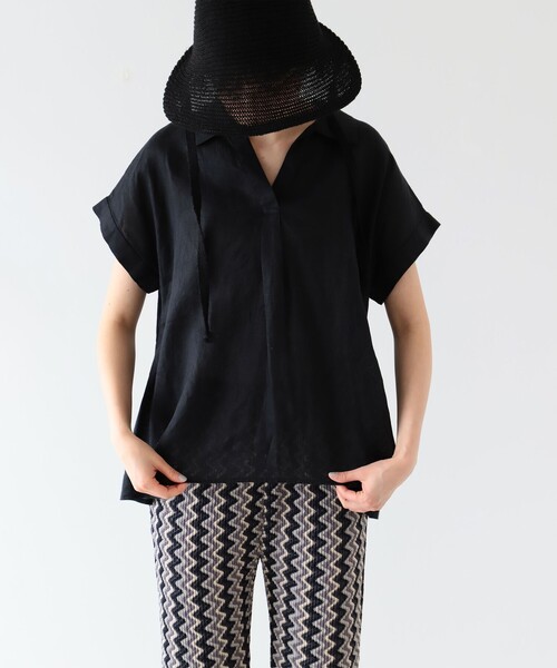 Ray BEAMS（レイビームス）の「Ray BEAMS / サーモ ボンネット ハット（ハット・レディース・ブラック/オレンジ系その他6・ONE SIZE）」の6枚目の写真