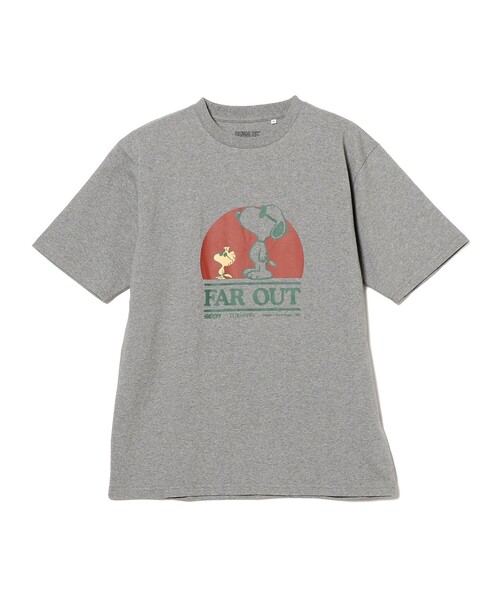 B:MING by BEAMS（ビーミングバイビームス）の「B:MING by BEAMS / PEANUTS | FAR OUT プリント Tシャツ(キッズ展開あり)（Tシャツ/カットソー・メンズ・ライトグレー/オフホワイト・SMALL/MEDIUM/LARGE/X-LARGE）」の12枚目の写真