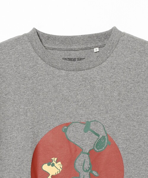 B:MING by BEAMS（ビーミングバイビームス）の「B:MING by BEAMS / PEANUTS | FAR OUT プリント Tシャツ(キッズ展開あり)（Tシャツ/カットソー・メンズ・ライトグレー/オフホワイト・SMALL/MEDIUM/LARGE/X-LARGE）」の13枚目の写真