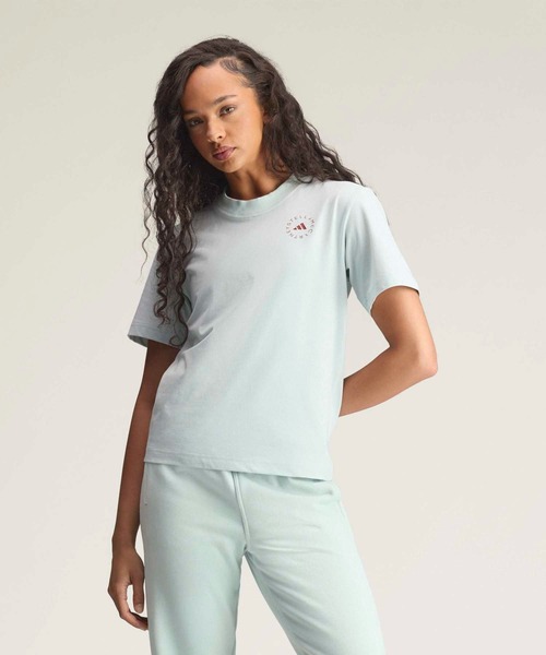 TrueCasuals レギュラー スポーツウェア Tシャツ【adidas by Stella