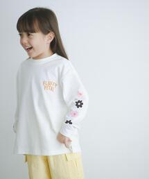 green label relaxing（グリーンレーベルリラクシング）の「TJ 袖グラフィック プルオーバー ロングスリーブ 100cm-130cm（Tシャツ/カットソー・キッズ）」