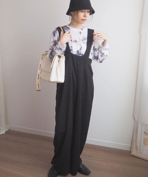 florist（フローリスト）の「【仕切りポケット付】【2WAY/3WAY】ロゴ入りリボン付属スクエアフラップレザートートバッグ/ショルダーバッグ（ショルダーバッグ・レディース・ブラック/ブラウン/オフホワイト/ライトグリーン・FREE）」の19枚目の写真