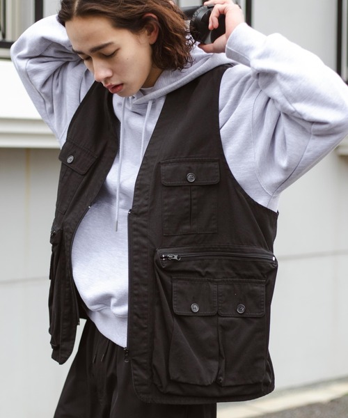 WEGO（ウィゴー）の「WEGO/ハンティングベスト（ベスト・メンズ・ブラック・FREE）」の14枚目の写真