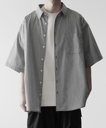 RUUBON | 【RUUBON】half sleeve broad shirt / ハーフスリーブ ブロードシャツ(シャツ/ブラウス)