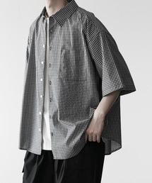 RUUBON | 【RUUBON】half sleeve broad shirt / ハーフスリーブ ブロードシャツ(シャツ/ブラウス)