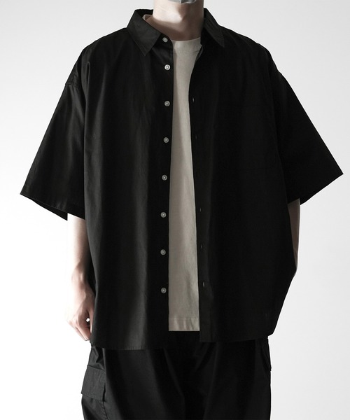 エンフォルドHALF SLEEVE SHIRTハーフ スリーブ シャツ RUUBON（ルーボン）の「【RUUBON】half sleeve broad shirt / ハーフ