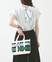 LOWELL things | Colatti/配色クリア2WAYトートBAG(ハンドバッグ)