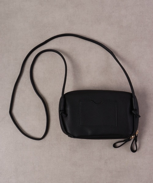 FUNALIVE（ファンアライブ）の「Craig フロントポケットラウンドジップ横型スマホポーチ/スマホショルダー（ショルダーバッグ・メンズ・グレー/ブラック/グレイッシュベージュ/アイボリー/キャメル・F）」の9枚目の写真