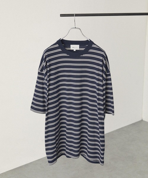 セール】オーバーサイズ マルチボーダー ショートスリーブ T