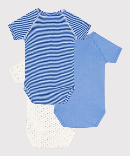 PETIT BATEAU(プチバトー)の「半袖合わせボディ3枚組(肌着・キッズ・ピンク/その他・3MONTH/6MONTH/12MONTH/NewBorn)」の7枚目の写真