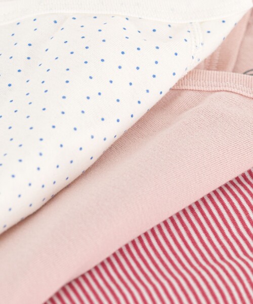 PETIT BATEAU(プチバトー)の「半袖合わせボディ3枚組(肌着・キッズ・ピンク/その他・3MONTH/6MONTH/12MONTH/NewBorn)」の10枚目の写真