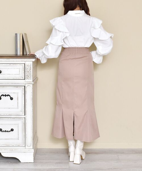 ems excite（エムズエキサイト）の「タイトマーメイドSK（スカート・レディース・ブラウン/ブラック/ナチュラル・FREE）」の21枚目の写真