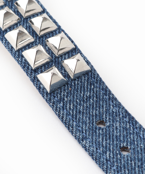 MASU (MASU) Studs Denim Narrow Bracelet Black Mail Order