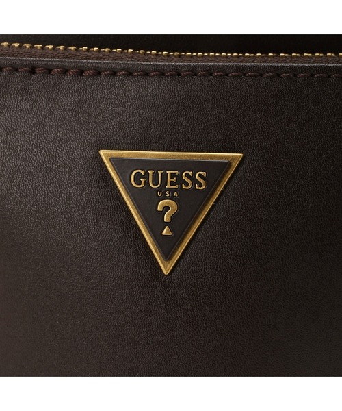 Guess（ゲス）の「SCALA Crossbody Double Pocket（ショルダーバッグ・メンズ・ダークブラウン/ブラック・ONE SIZE）」の7枚目の写真