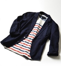 SHIPS JET BLUE | SHIPS JET BLUE(シップス ジェットブルー): アイスコットン 7スリーブ カットジャケット(Tシャツ/カットソー)