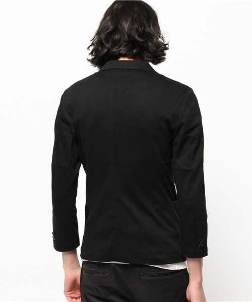 SHIPS JET BLUE(シップスジェットブルー)の「SHIPS JET BLUE(シップス ジェットブルー): アイスコットン 7スリーブ カットジャケット(Tシャツ/カットソー・メンズ・ネイビー/ブラック・SMALL/LARGE/MEDIUM)」の5枚目の写真