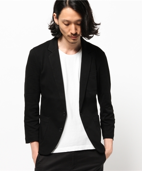 SHIPS JET BLUE(シップスジェットブルー)の「SHIPS JET BLUE(シップス ジェットブルー): アイスコットン 7スリーブ カットジャケット(Tシャツ/カットソー・メンズ・ネイビー/ブラック・SMALL/LARGE/MEDIUM)」の14枚目の写真