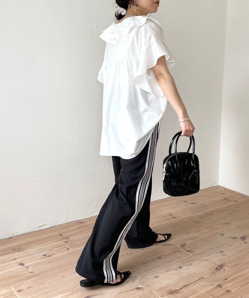 wee9s（ウィークス）の「2way square enamel shoulder bag / 2wayスクエアエナメルショルダーバッグ（ショルダーバッグ・レディース・ブラック/シルバー・FREE）」の22枚目の写真