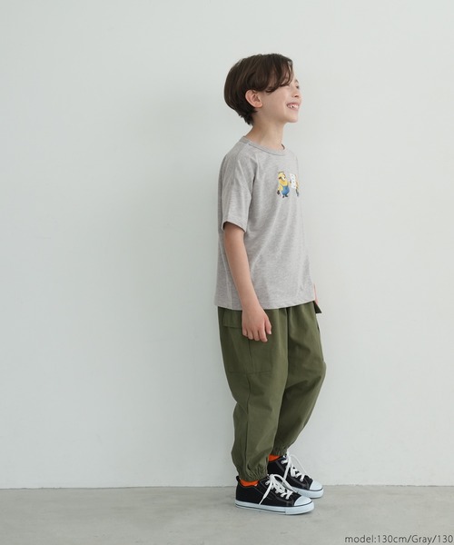 MINIONS(ミニオンズ)の「キッズ ミニオンコラボ半袖Tシャツ(Tシャツ/カットソー・キッズ・グレー/ネイビー・110/130/120/140/100)」の8枚目の写真