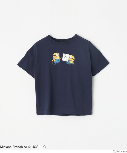 MINIONS(ミニオンズ)の「キッズ ミニオンコラボ半袖Tシャツ(Tシャツ/カットソー・キッズ・グレー/ネイビー・110/130/120/140/100)」の9枚目の写真