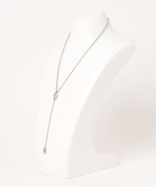 prose verse（プロズヴェール）の「〈サージカルステンレス〉Y字チェーンネックレス（ネックレス・レディース・シルバー・ﾌﾘ-）」の3枚目の写真