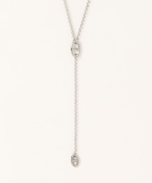 prose verse（プロズヴェール）の「〈サージカルステンレス〉Y字チェーンネックレス（ネックレス・レディース・シルバー・ﾌﾘ-）」の4枚目の写真