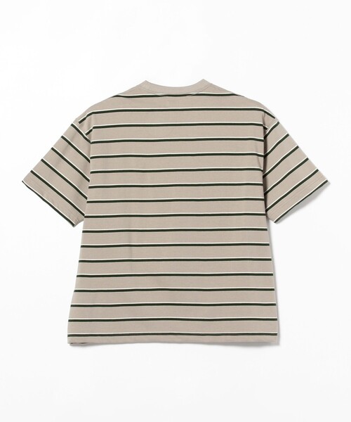 BEAMS（ビームス）の「BEAMS / ルーズ ボーダー Tシャツ（Tシャツ/カットソー・メンズ・ブラウン系その他/サックスブルー/ブラック系その他4・S/M/L/XL）」の16枚目の写真