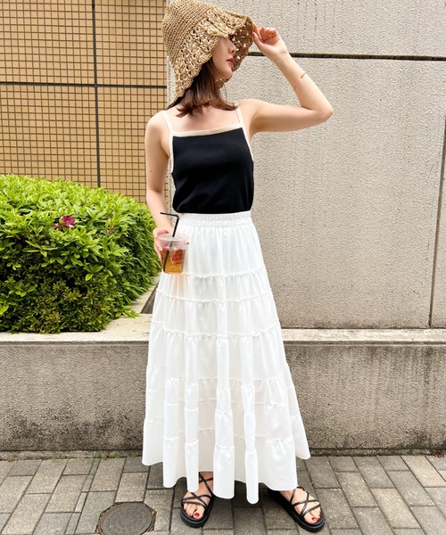 CLEA(クレア)の「クロシェ編み チューリップペーパーハット(ハット・レディース・ベージュ/アイボリー・FREE)」の19枚目の写真