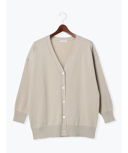 Te chichi（テチチ）の「ハイツイストVネックミドル丈カーディガン（カーディガン/ボレロ・レディース・ブラック/グリーン/ベージュ・ﾌﾘ-）」の11枚目の写真