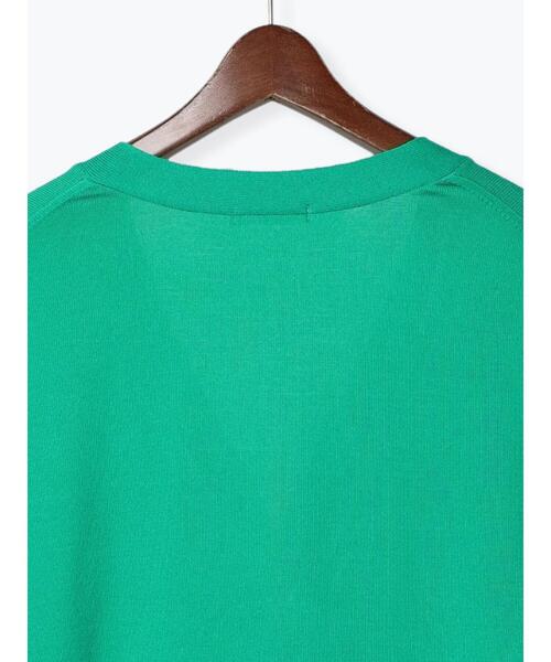 Te chichi（テチチ）の「ハイツイストVネックミドル丈カーディガン（カーディガン/ボレロ・レディース・ブラック/グリーン/ベージュ・ﾌﾘ-）」の5枚目の写真