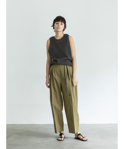 enchainement（アンシェヌマン）の「Mesh Knit Tank Top（ニット/セーター・レディース・ネイビー/ホワイト/チャコールグレー・フリー）」の8枚目の写真