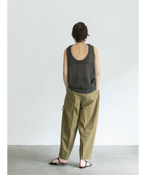 enchainement（アンシェヌマン）の「Mesh Knit Tank Top（ニット/セーター・レディース・ネイビー/ホワイト/チャコールグレー・フリー）」の9枚目の写真