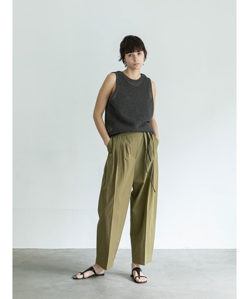 enchainement（アンシェヌマン）の「Mesh Knit Tank Top（ニット/セーター・レディース・ネイビー/ホワイト/チャコールグレー・フリー）」の12枚目の写真