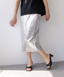 スパンコールスカート