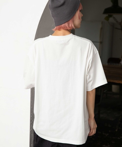 PBLIM（ページボーイリム）の「PAGEBOYLIM/ラッキーモーメントT（Tシャツ/カットソー・レディース・ネイビー/ブルー/オフホワイト・MEDIUM/LARGE）」の7枚目の写真